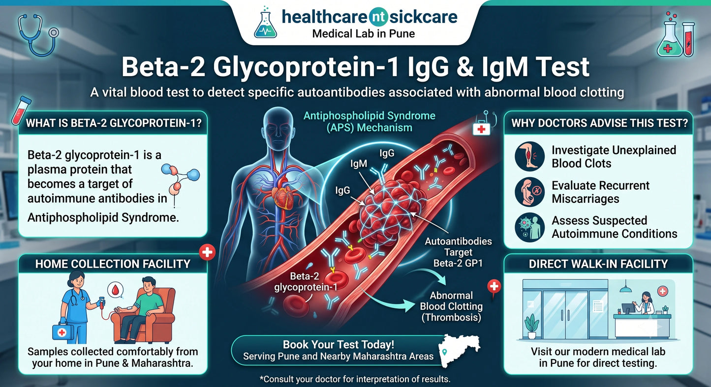 Beta-2 Glycoprotein-1 Antibody Test Pune IgG and IgM Test