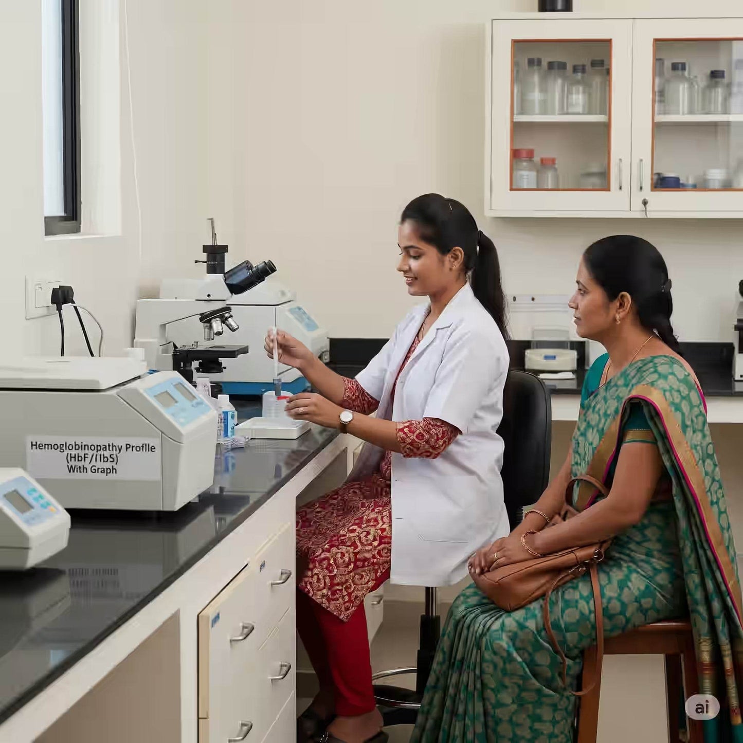 Hemoglobinopathy Profile (HbF/HbS) With Graph - healthcare nt sickcare