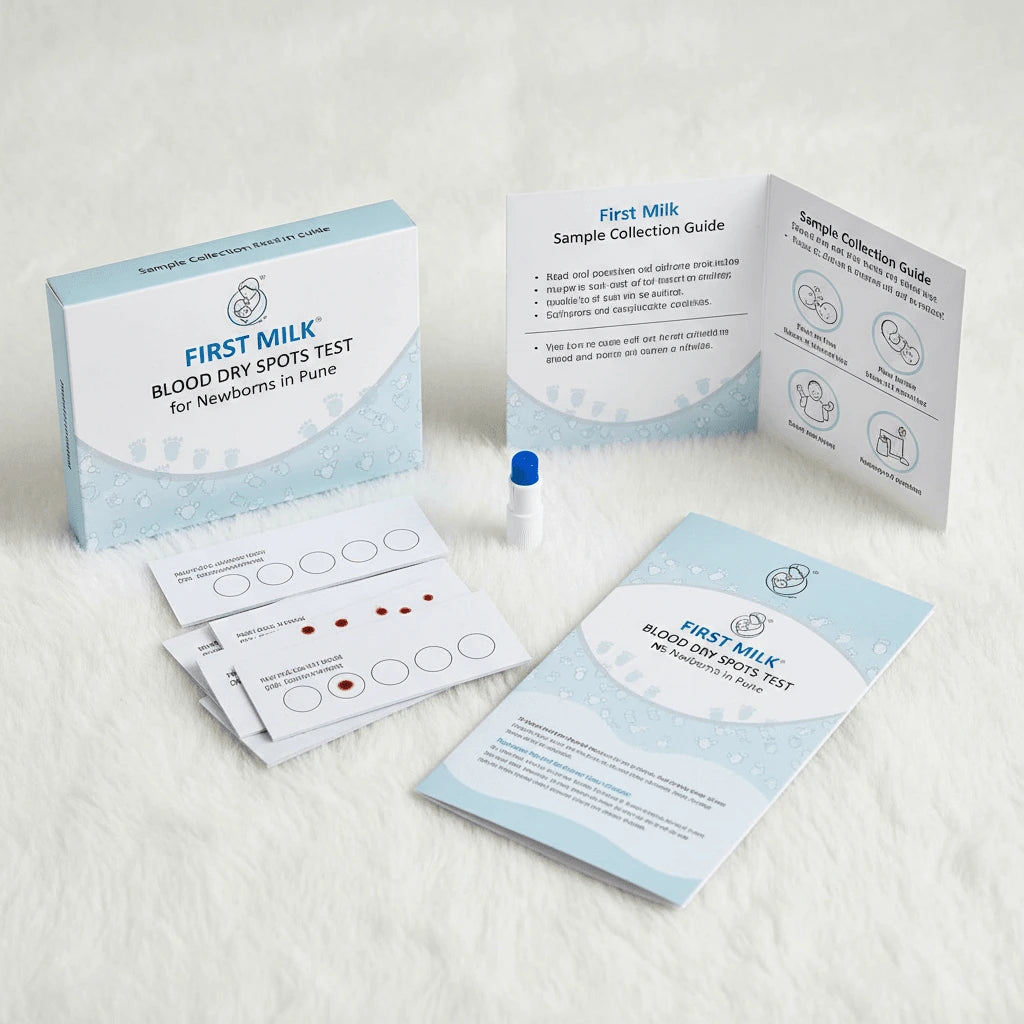 First Milk Blood Dry Spots Test In Pune for Newborns