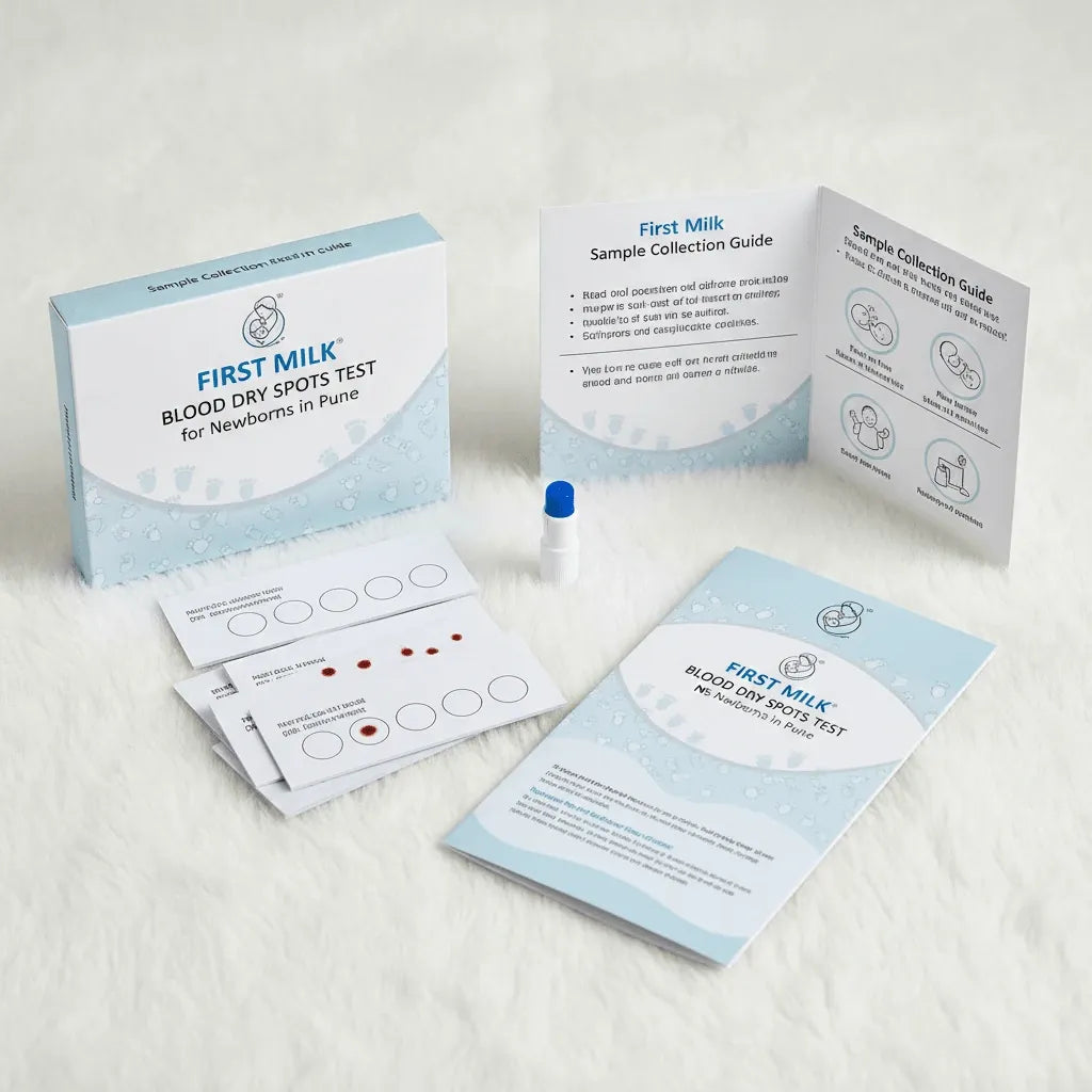 First Milk Blood Dry Spots Test In Pune for Newborns