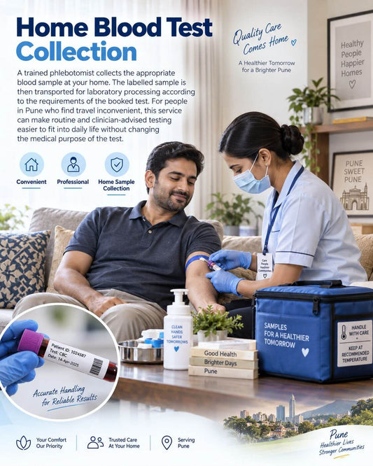 Home Blood Test Collection - How It Works in Pune?