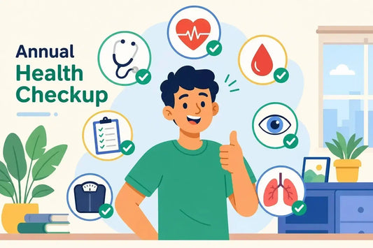 Annual health screening checklist for adults with routine lab tests in India