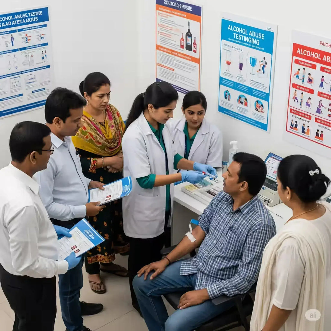Alcohol abuse testing methods covering blood alcohol, liver markers and Pune lab testing