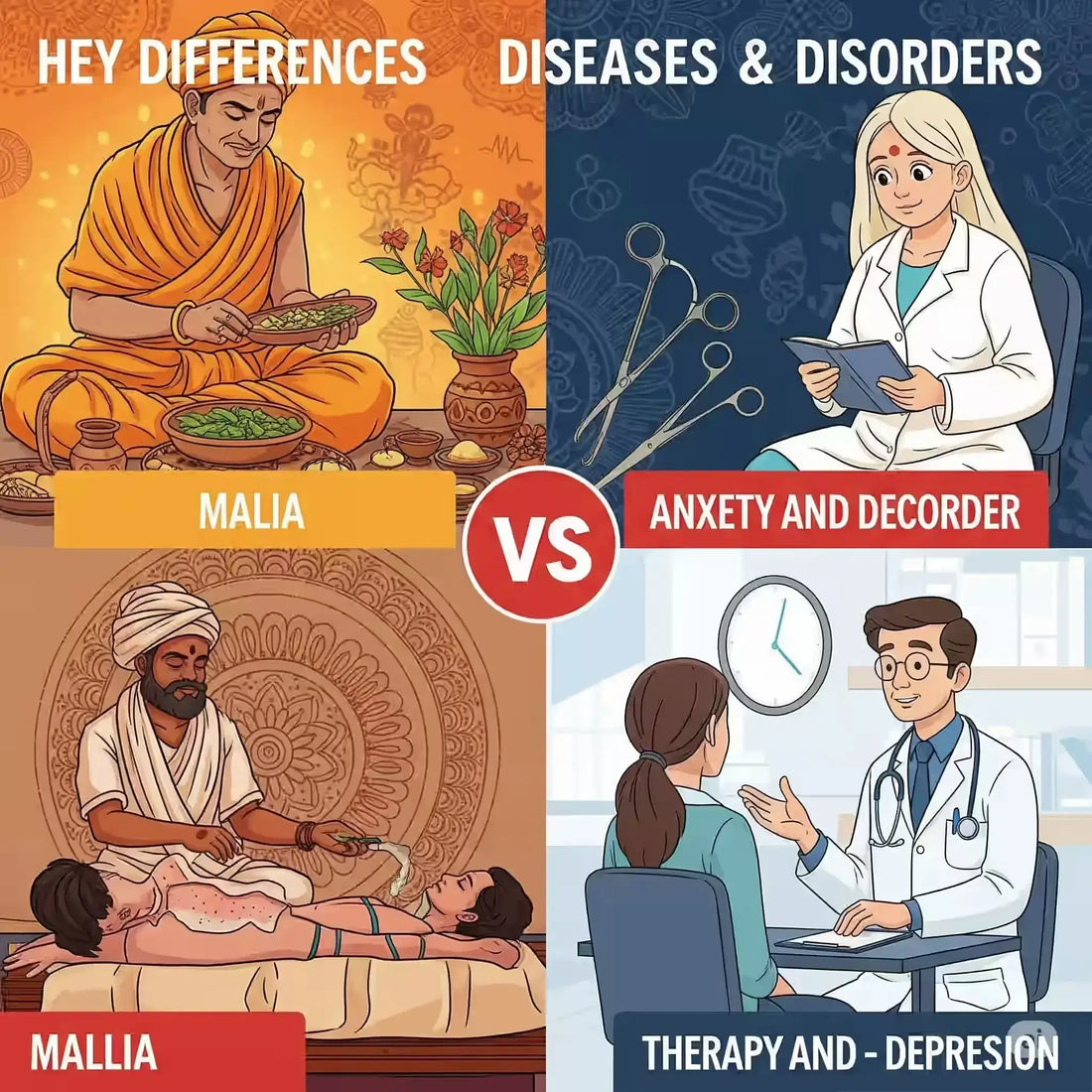 Key Differences Between Diseases and Disorders by Vivek Narayanankutty Nair - from healthcare nt sickcare