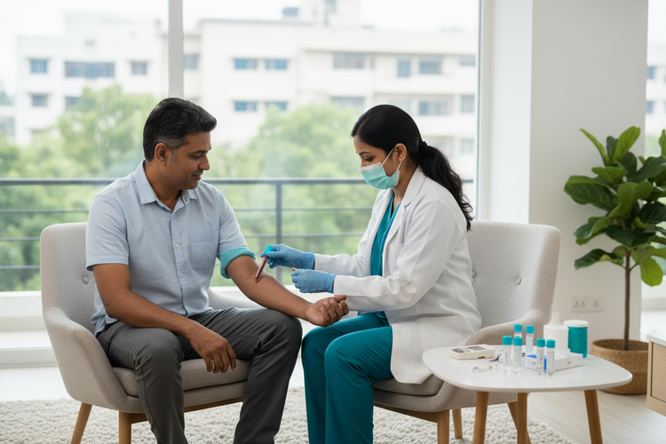 Diabetes screening tests and diagnostic packages with home sample collection in Pune
