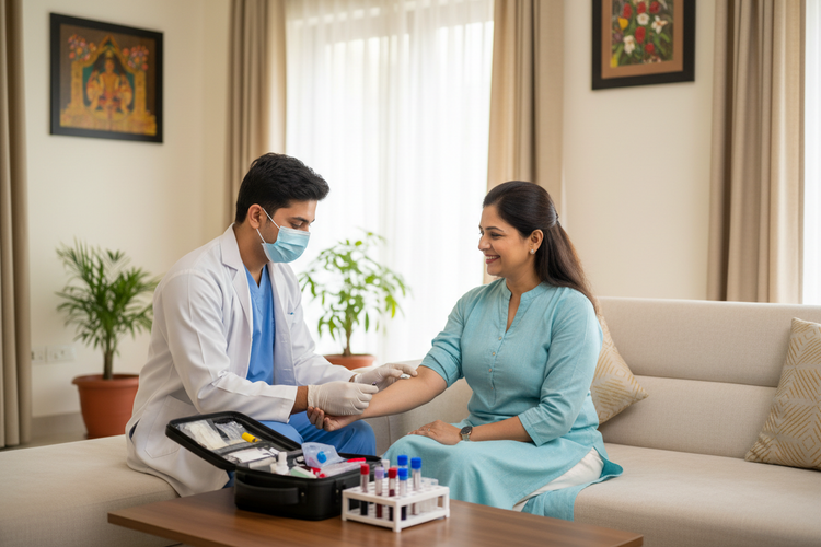Home health lab testing and doorstep sample collection services in Pune