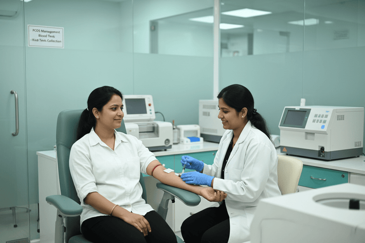 PCOS Management Blood Tests in Pune with Home Collection - healthcare nt sickcare