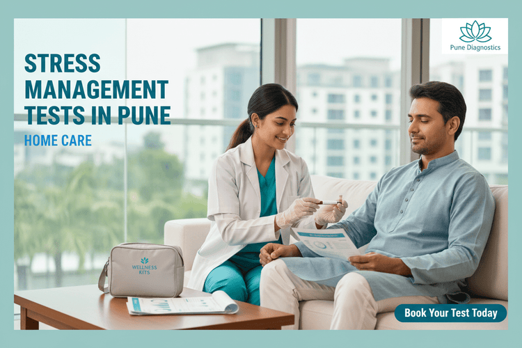 Stress management tests in Pune with home care service for personalised health monitoring.