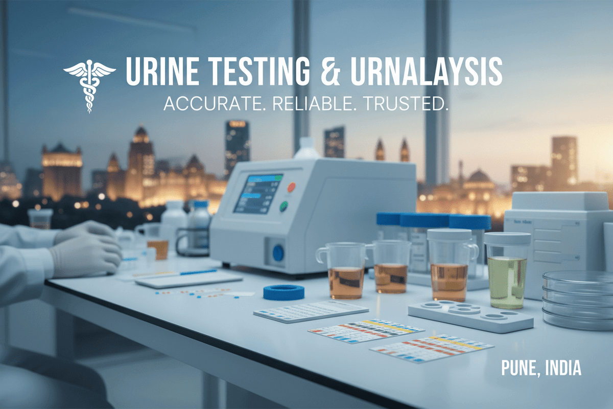 home urine testing Pune for accurate urinalysis and diagnostic evaluations.