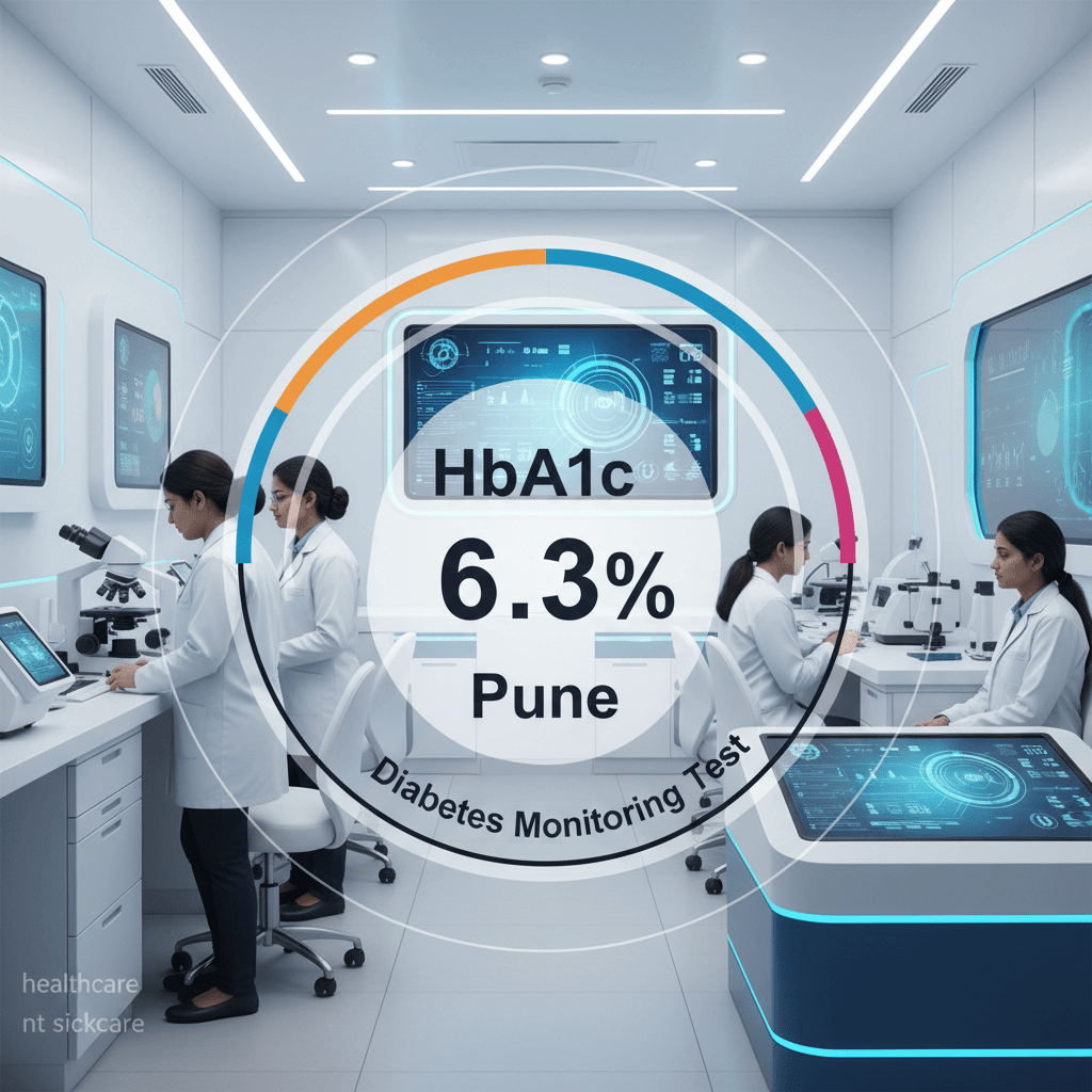 HbA1c With Graph Diabetes Monitoring Test Pune - healthcare nt sickcare
